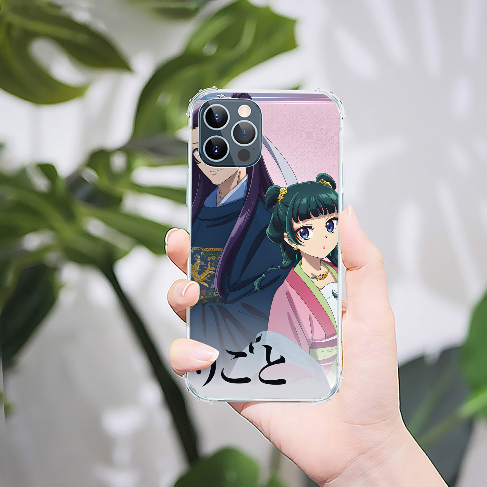 （画像用） 薬屋のひとりごと The Apothecary Diaries 【iPhone 12シリーズ対応】透明スマホケース（クリアソフトケース）